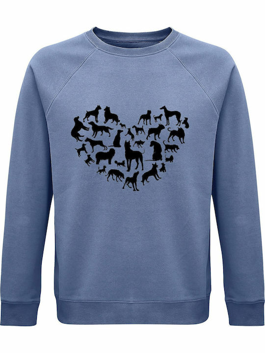 Animal Sweatshirt Blau