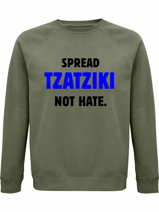 Not Hate Sweatshirt Khaki