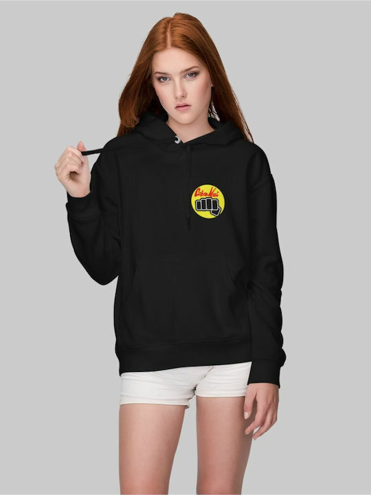 TKT w Hanorac cu glugă Cobra Kai Negru