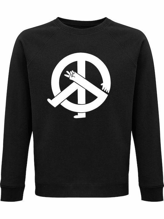 Peace Sweatshirt Black