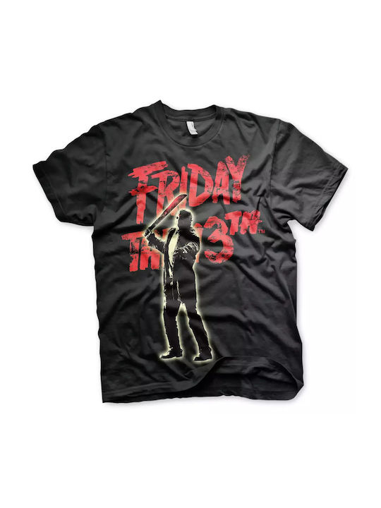 Friday 13th Jason T-shirt Black Cotton