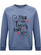 All Me Sweatshirt Blau