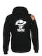 Rock Deal Monkey D.Luffy Hanorac cu glugă One Piece Negru Bumbac