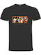 Kiss T-shirt Μαύρο