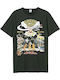 Amplified T-shirt Green Cotton