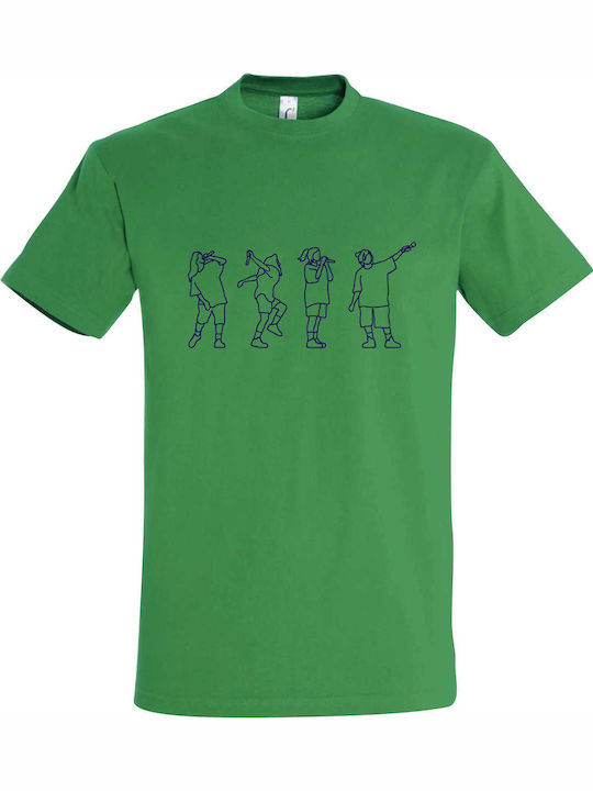 T-shirt Billie Eilish Green Cotton