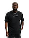 Rocawear T-shirt Bărbătesc cu Mânecă Scurtă Negru