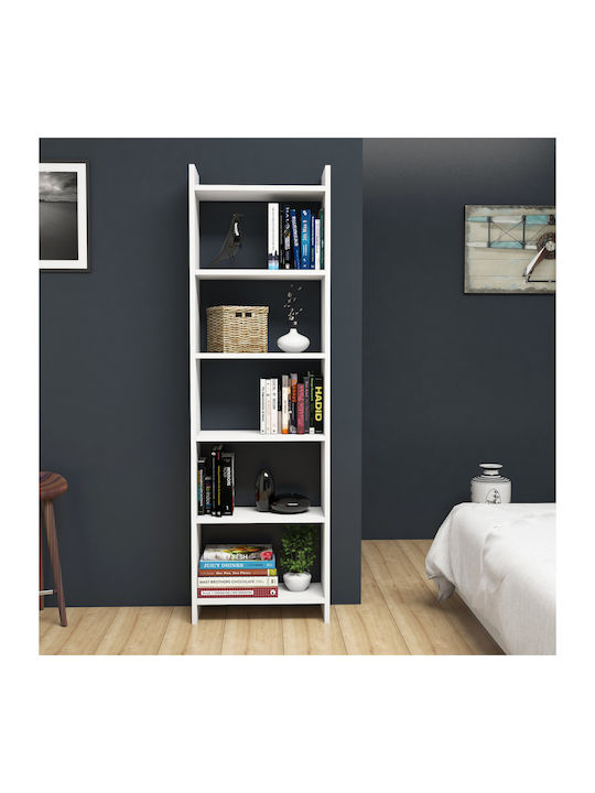 Βιβλιοθήκη Classiker Λευκή 48.5x22x160εκ.
