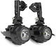 Round Foglights Car LED Universal 12 / 24V 40W with White Lighting 2pcs