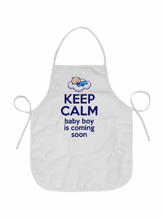 Koupakoupa baby boy Apron White 57x63cm