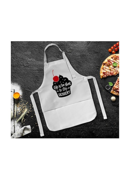 Koupakoupa Șorț de Bucătărie pentru Copii Albă KP_7189_APRON-BBQ-KID 1buc