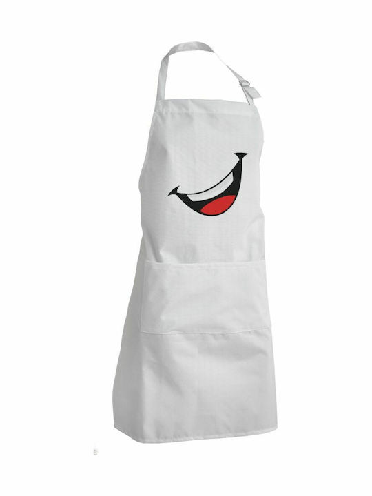 Koupakoupa Șorț de Bucătărie Albă KP_6474_APRON-BBQ-ADULT 1buc