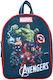 Marvel School Bag Backpack Kindergarten Blue 5.7Liters