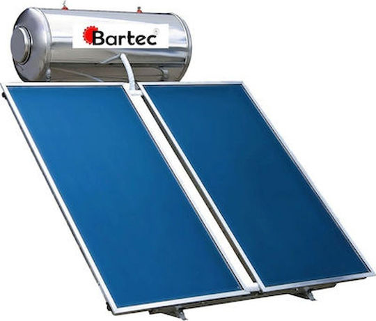Bartec Ηλιακός Θερμοσίφωνας 200 λίτρων Glass Διπλής Ενέργειας με 4τ.μ. Συλλέκτη