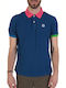 Polo Kurzarmbluse Blau