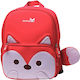 NOHOO Schulranzen Rucksack Kindergarten Rote 26 x 13 x 32cm