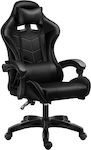 HomeMarkt HM1185.04 Καρέκλα Gaming Δερματίνης Μαύρη