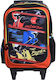 Sunce School Bag Trolley Elementary, Elementary Black with Water Bottle Holder 16Liters
