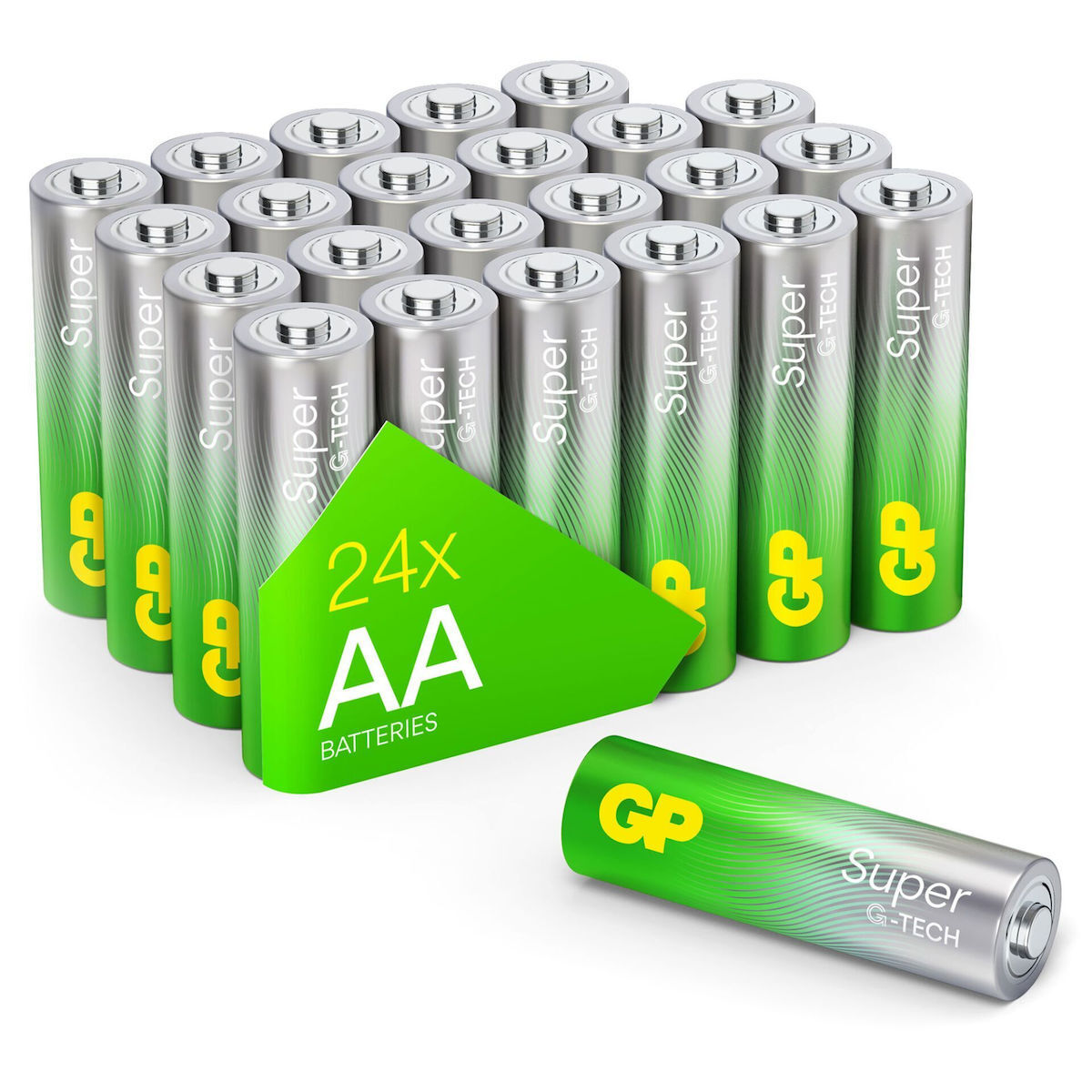 GP Batteries Super Αλκαλικές Μπαταρίες AA 1.5V 24τμχ | Skroutz.gr