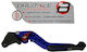 Bremshebel für Motorräder Klappbar Blau MW-220-00-19503