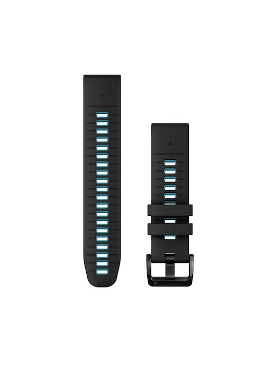 Garmin QuickFit Strap Silicone Black/Cirrus Blu...