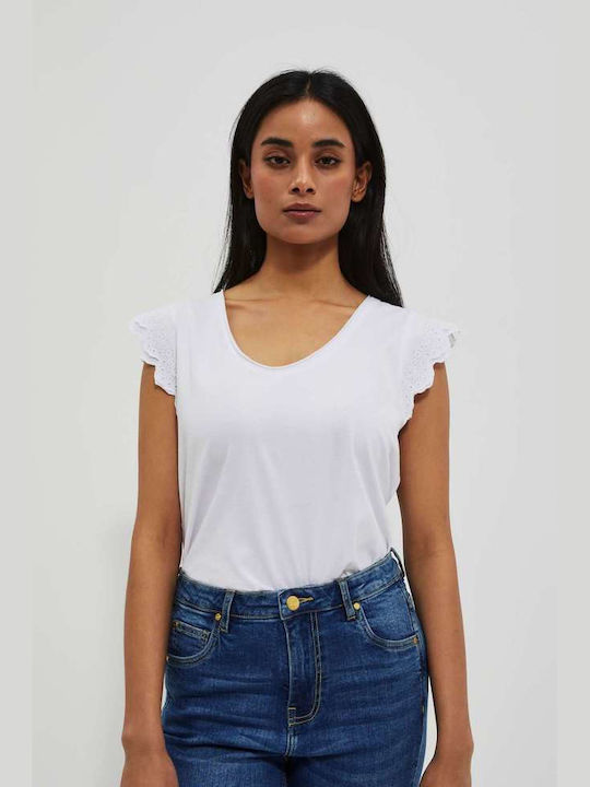 Make your image Women's Blouse Short Sleeve White