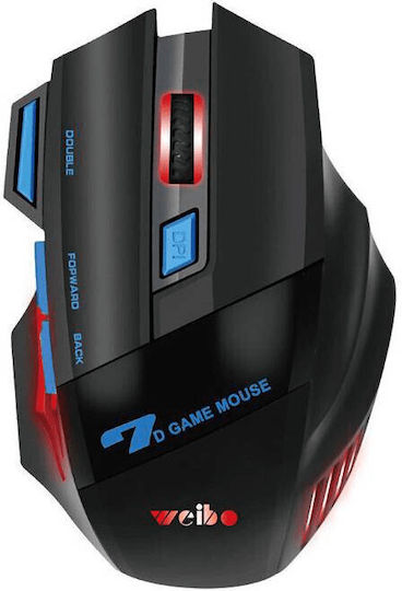 Weibo WB-913 Wireless RGB Gaming Mouse Black