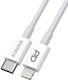 Foneng X31 USB-C to Lightning Cable Λευκό 2m (045616)