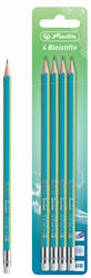 Herlitz Set 4 Hellblaue Bleistifte Herlitz Set 4 Hellblaue Bleistifte