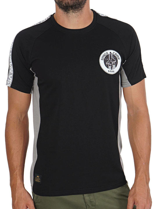 Alpha Industries Space Men's Short Sleeve T-shirt Black
