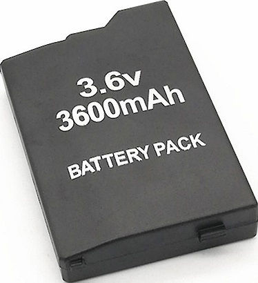 Batterie 3600 mAh für Sony PSP 2000 - 3000 in Schwarz Farbe