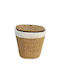 InTheBox Wicker Laundry Basket Set with Lid White