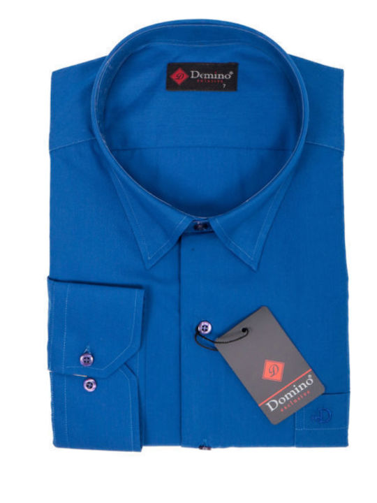 Poli Gianni Cu mânecă lungă Cămașă Royal Blue