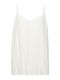 Manila Grace Women's Blouse with Straps White