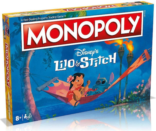 Επιτραπέζιο Παιχνίδι Monopoly Lilo & Stitch για 2-6 Παίκτες 8+ Ετών (EN) Winning Moves
