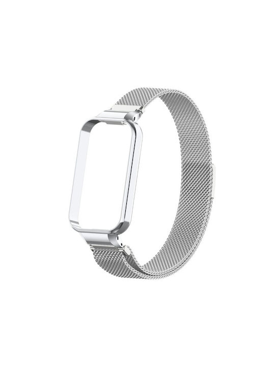 Redmi Smart Λουράκι Ανοξείδωτο Ατσάλι Ασημί (Realme Band 2)