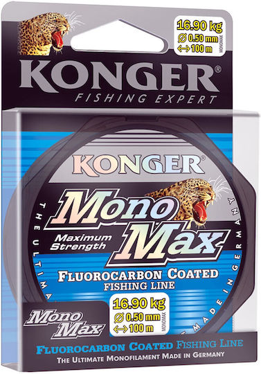 Konger Πετονιά Ψαρέματος Fluorocarbon Μπλε 150m / 0.35mm
