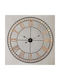Etoile Etoile Wanduhr Metallisch Gold Ø60cm