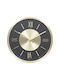 Wanduhr Metallisch Gold Ø30cm