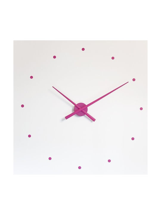 Nomon Wanduhr Kunststoff Fuchsie