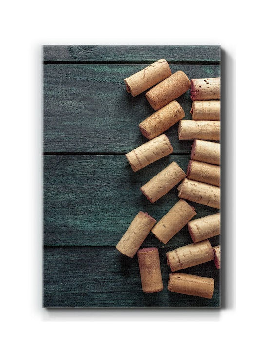 Walls Wine Corks Canvas Painting 20x30cm