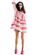 Summer Mini Dress Fuchsia