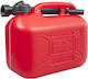 NOVA Double Position Fuel Can Plastic with Extension Tube 10lt Red