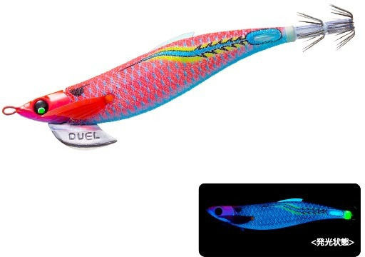 Duel EZ-Q FINPLUS Tintenfisch-Jigs Leuchtend Fuchsie