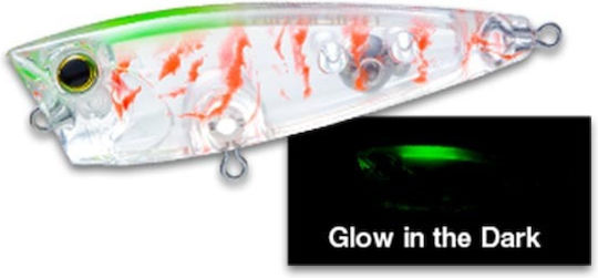 Duel Hardcore Lg Popper Momeli Artificiale Popper Fluorescente 5cm 4.5g