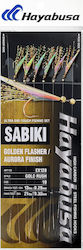 Hayabusa Artificial Bait Sabiki Rigs 3.8pcs Gold