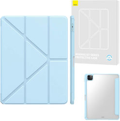 Baseus Minimalist Flip Cover Piele artificială Albastru deschis iPad Pro (2018/2020/2021/2022) de 11 inchi