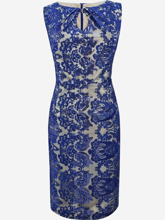 Vagias Rochie Cu Dantelă Nuntă - Botez Albastră