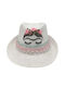 Frida Kahlo children's hat - White