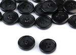 Black Plastic Sewing Button